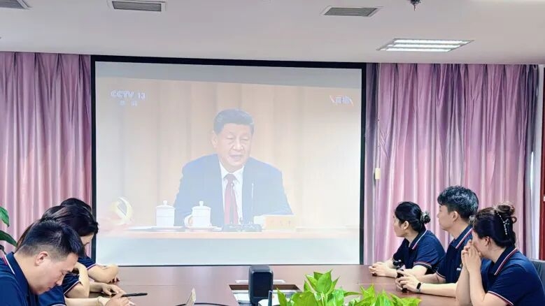 党建引领守初心｜南宫电竞党支部组织旁观建党105周年主题视频